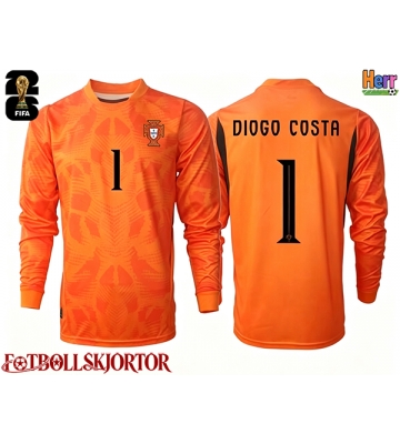 Portugal Diogo Costa #1 Målvakt Bortatröja VM 2026 Långärmad